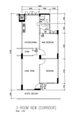 Blk 527 Jurong West Street 52 (Jurong West), HDB 3 Rooms #599794401